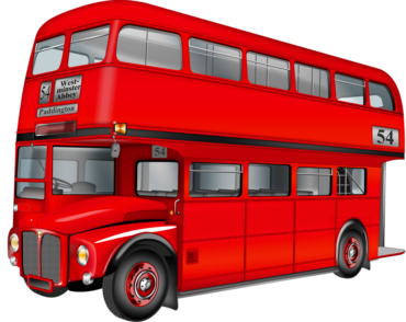 Red double-decker bus