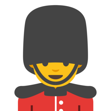 Emoji guardsman