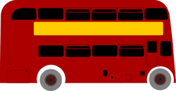 London bus side view