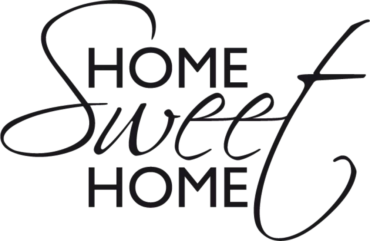 The inscription “Home sweet home”, PNG