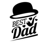 The inscription “Super Dad”, PNG