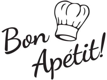 The inscription “Bon appetit”