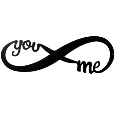 Infinity symbol “You and Me”