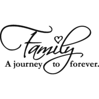 The inscription “Family”, stencil