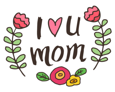 PNG, The Inscription “I love mom””