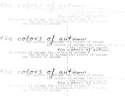Text, autumn