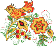 Khokhloma pattern