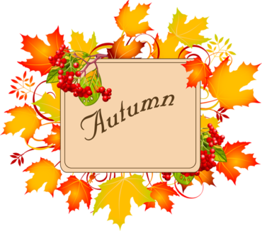 Text frame autumn