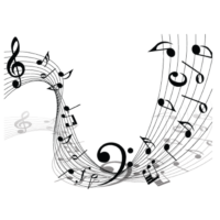 Background music, png