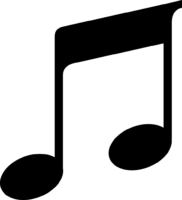 Eighth note, music