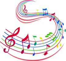 Multicolored notes