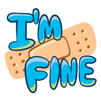 Sticker I’m fine, vk