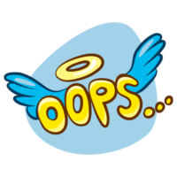 Sticker oops, VK
