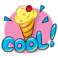 Sticker cool, VK