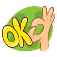 OK sticker, vk