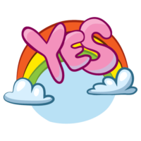 Sticker yes vk