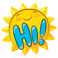 Hello vk sticker