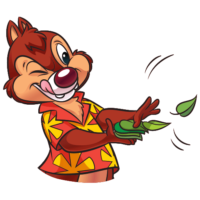 Dale cartoon sticker, vk