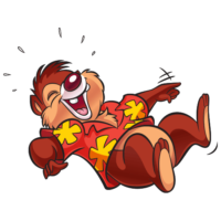 Dale laughs sticker, vk