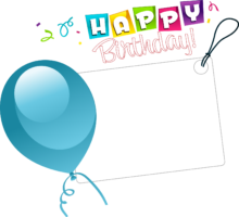 Happy birthday stickers for photoshop