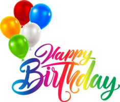 Happy birthday stickers