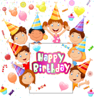 Kids birthday vector