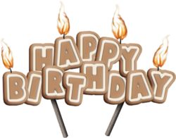 Happy birthday flame