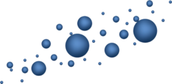 Gzhel bubbles