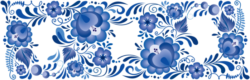 Patterns of gzhel png