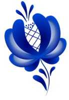 Gzhel, png, clipart