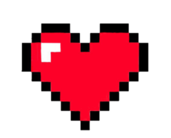 Red Pixel Heart