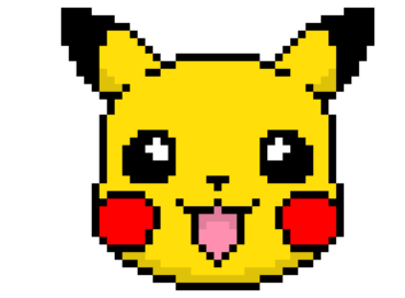 Pixel Pikachu, png