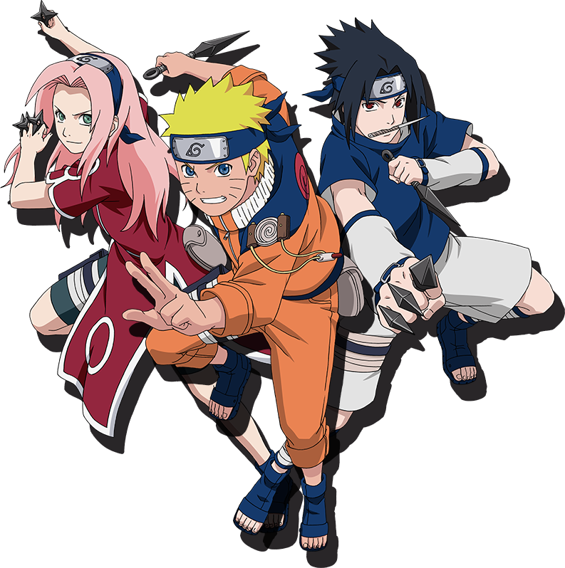 Download PNG Naruto, Team 7 - Free Transparent PNG