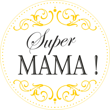 The inscription “Super mom”