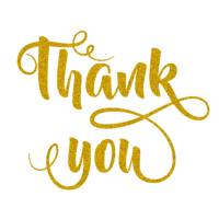 The inscription “Thank you”, PNG