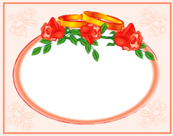 PNG Wedding Frame
