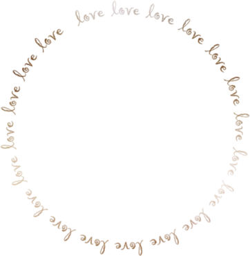 Round frame about love
