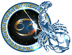 Zodiac sign Cancer, PNG