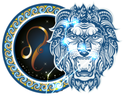 Zodiac sign Leo, png