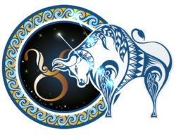 Zodiac sign Taurus, PNG