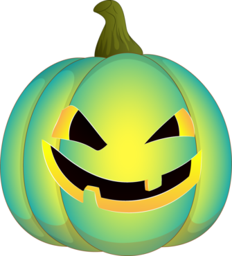 Halloween-style pumpkin