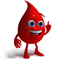 A drop of blood