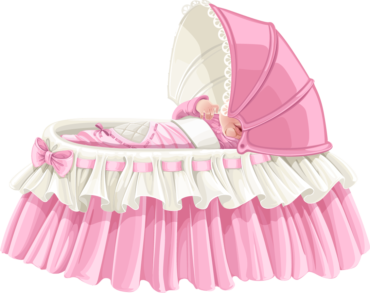 Background for a newborn girl