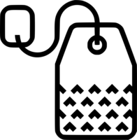 Tea bag, apg, silhouette