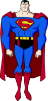 Superman in full growth