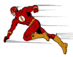 The lightning Man is a superhero