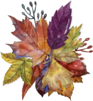 Autumn leaves, autumn, painting