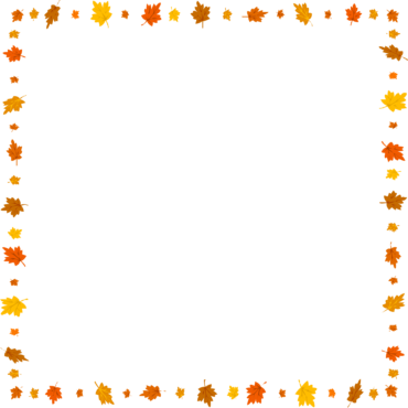 Autumn frame, png, photo
