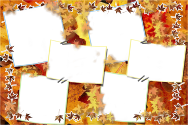 Autumn Collage Frame