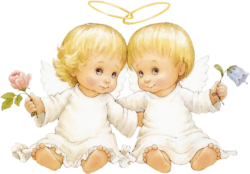 Postcards for twins